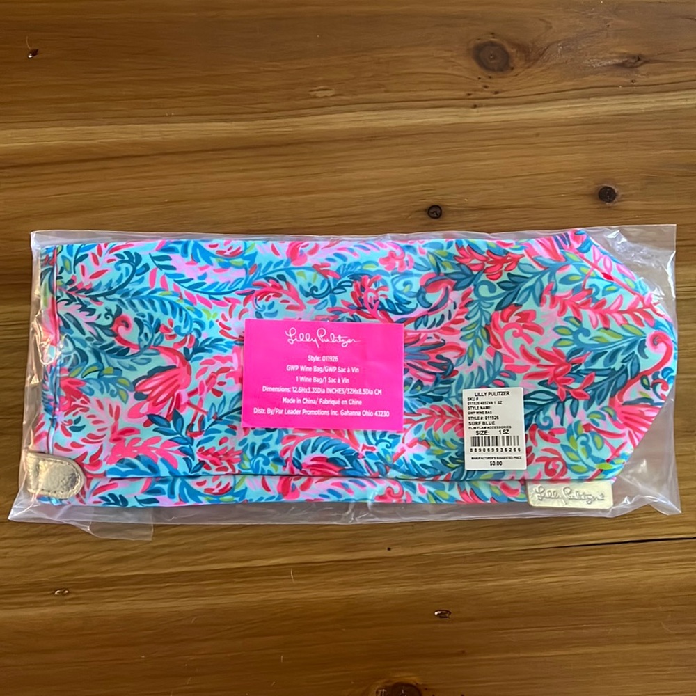 NWT Lilly Pulitzer Wine bag - Picture 2 of 4